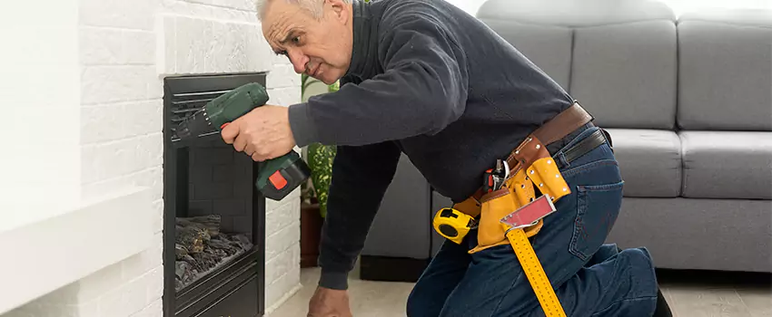 New Indoor Fireplace Installation in West Seneca, New York