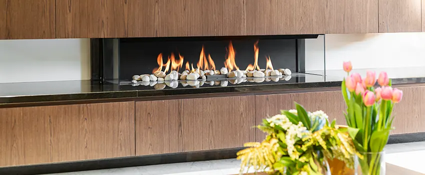 Double-height Fireplace Design Refurbishment in West Seneca, New York